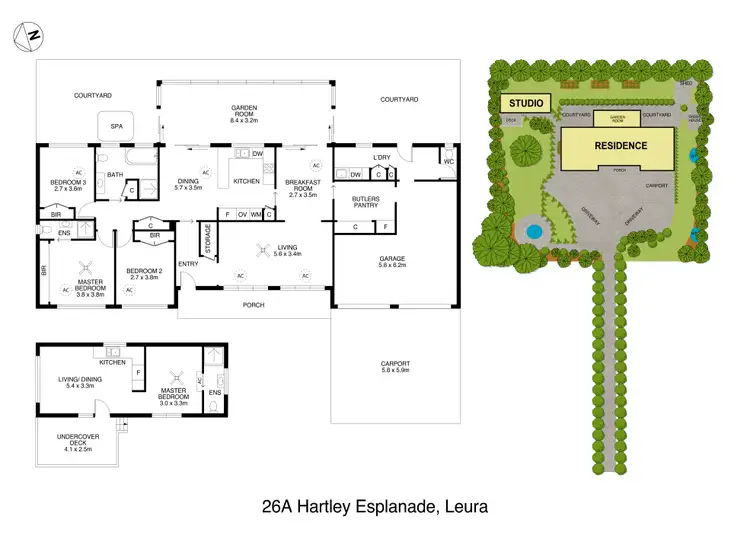 Floorplan of Homely house listing, 26A Hartley Esp, Leura NSW 2780