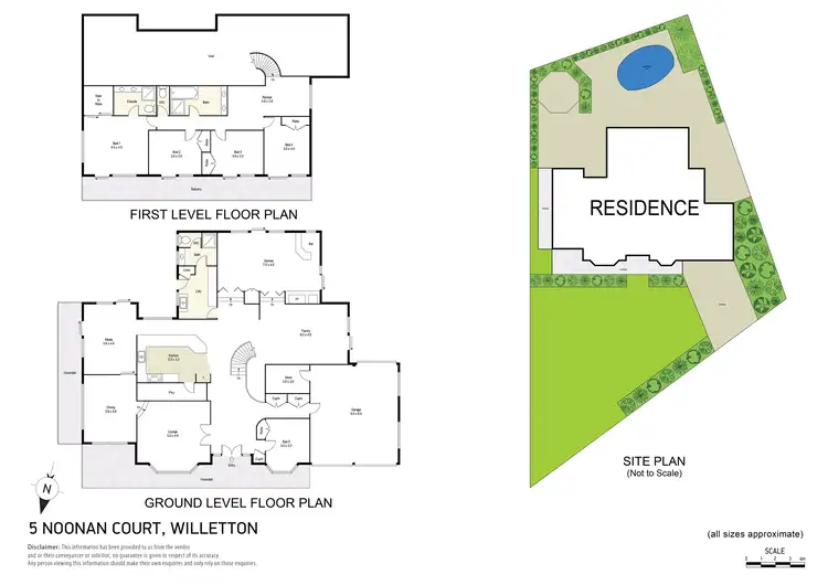 Floorplan of Homely house listing, 5 Noonan Court, Willetton WA 6155