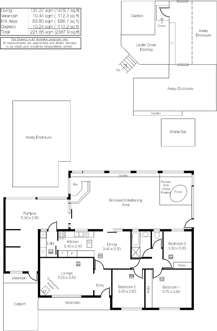 Floorplan of Homely house listing, 10 Lugarno Street, Redwood Park SA 5097