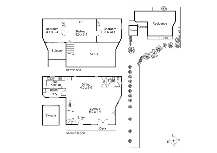 Floorplan of Homely house listing, 6A Stone St, Brighton East VIC 3187