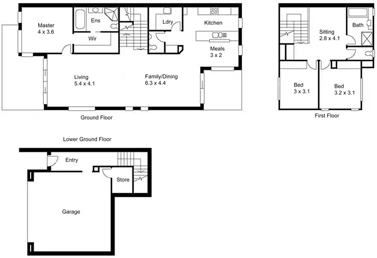 Floorplan of Homely house listing, 61 Greenway Cct, Mount Ommaney QLD 4074