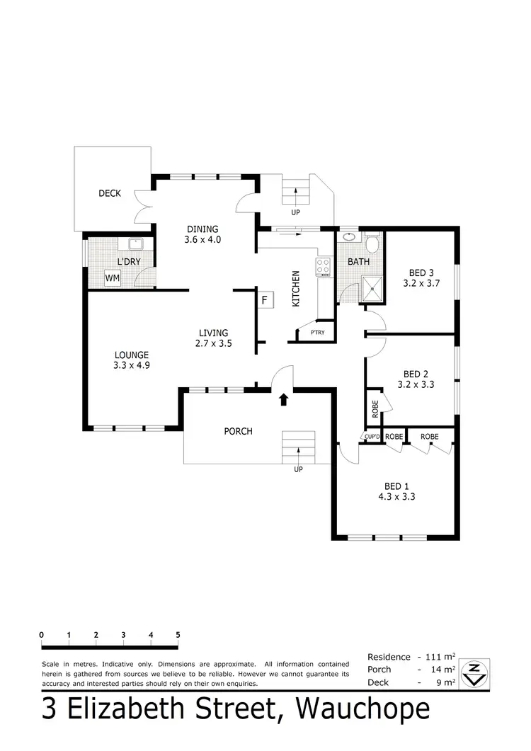 Floorplan of Homely house listing, 3 Elizabeth Street, Wauchope NSW 2446