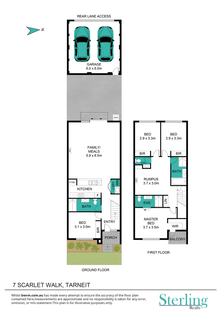 Floorplan of Homely house listing, 7 Scarlet Walk, Tarneit VIC 3029