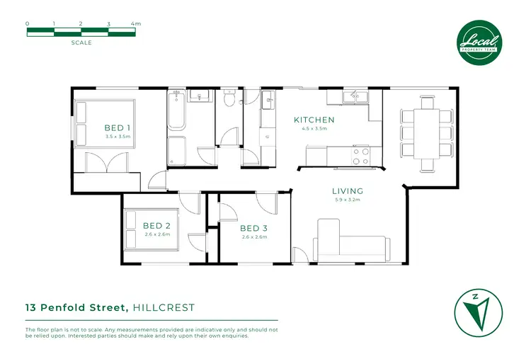 Floorplan of Homely house listing, 13 Penfold St, Hillcrest QLD 4118