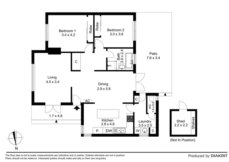Floorplan of Homely house listing, 1/33 Wingara Avenue, Keilor East VIC 3033