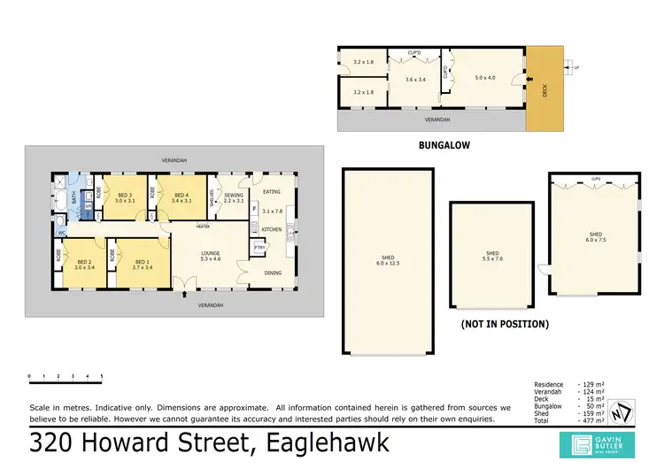 Floorplan of Homely house listing, 320 Howard St, Eaglehawk VIC 3556