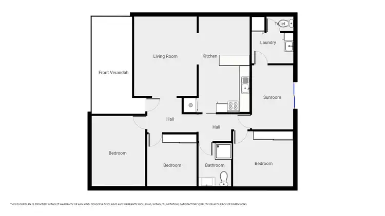 Floorplan of Homely house listing, 3 Stanton St, Stawell VIC 3380