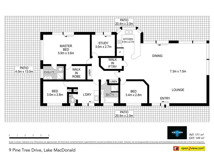 Floorplan of Homely house listing, 9 Pine Tree Dr, Lake Macdonald QLD 4563