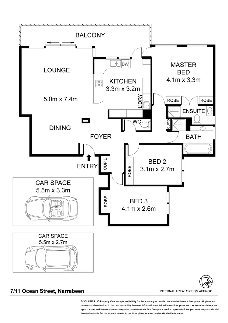 Floorplan of Homely apartment listing, Unit 7/11-21 Ocean St, Narrabeen NSW 2101