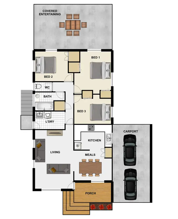 Floorplan of Homely house listing, 30 Doreen Cres, Ellen Grove QLD 4078
