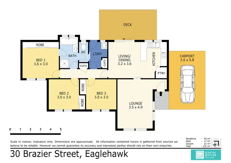 Floorplan of Homely house listing, 30 Brazier St, Eaglehawk VIC 3556