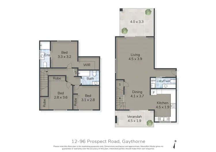 Floorplan of Homely apartment listing, 12/96 Prospect Rd, Gaythorne QLD 4051