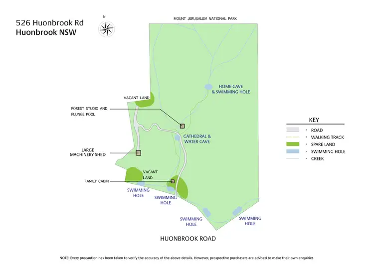 Floorplan of Homely rural property listing, 526 Huonbrook Rd, Huonbrook NSW 2482