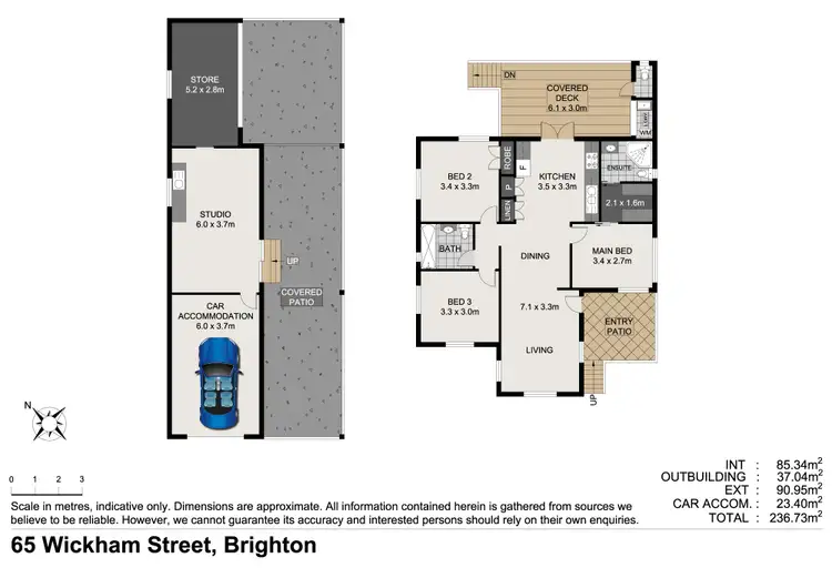 Floorplan of Homely house listing, 65 Wickham St, Brighton QLD 4017