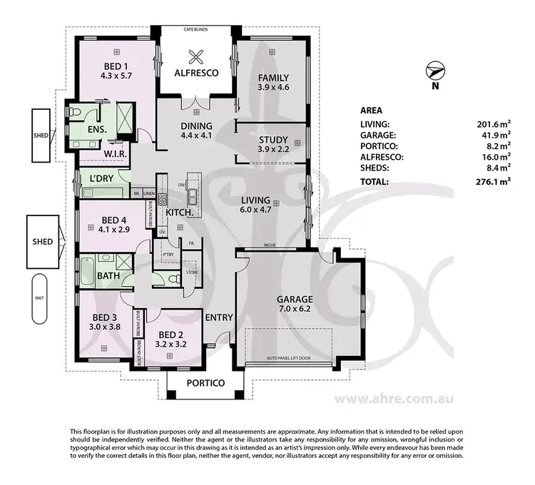 Floorplan of Homely house listing, 16 Hallmark Ct, Mount Barker SA 5251