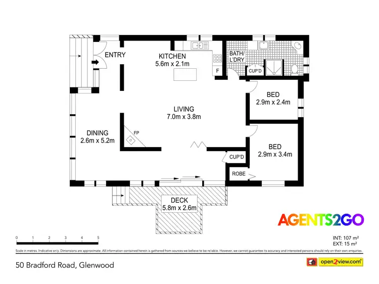 Floorplan of Homely house listing, 50 Bradford Rd, Glenwood QLD 4570