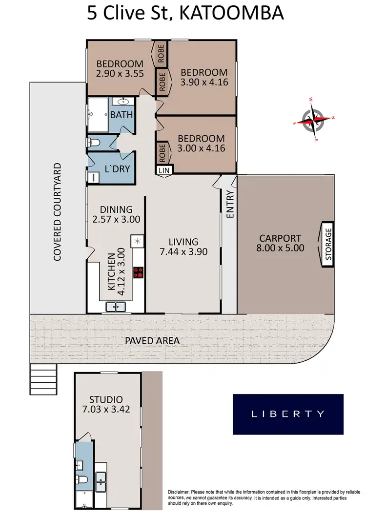 Floorplan of Homely house listing, 5 Clive St, Katoomba NSW 2780