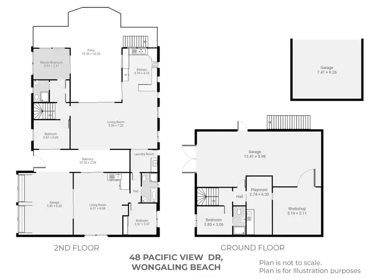 Floorplan of Homely house listing, 48 Pacific View Dr, Wongaling Beach QLD 4852