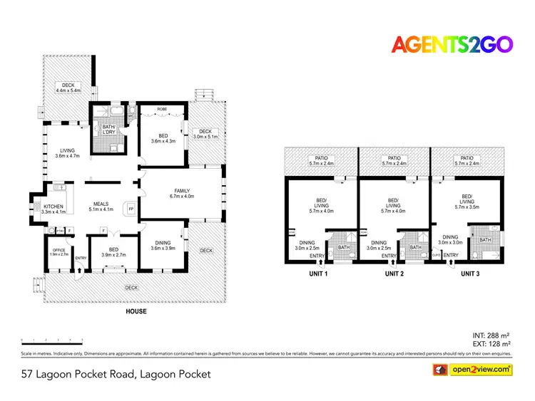 Floorplan of Homely house listing, 57 Lagoon Pocket Rd, Long Flat QLD 4570