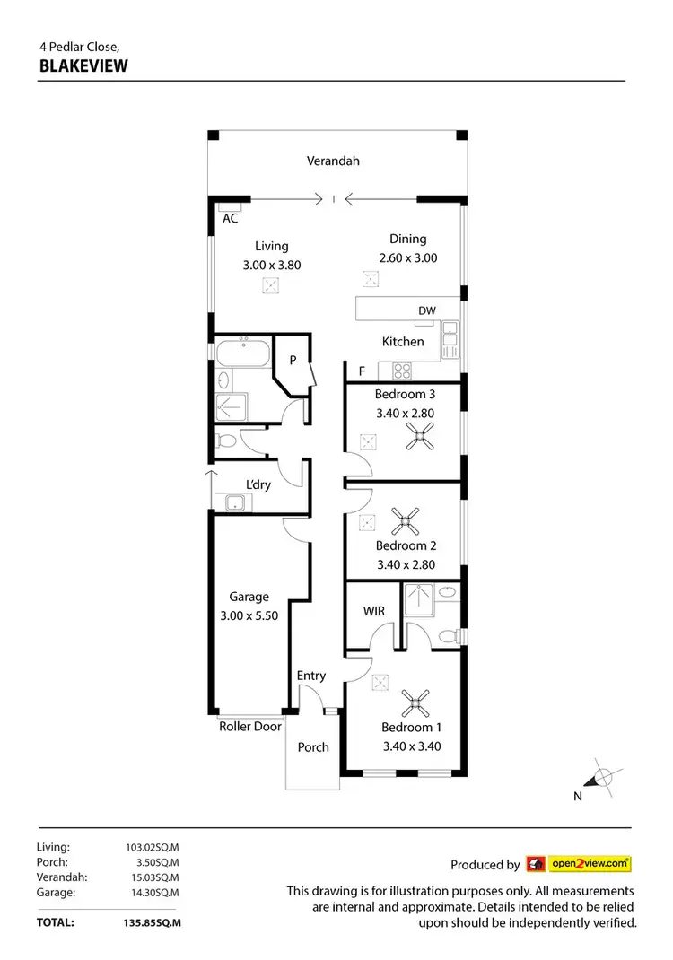 Floorplan of Homely house listing, 4 Pedlar Cl, Blakeview SA 5114