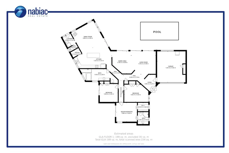 Floorplan of Homely house listing, 10 Transom Ct, Tuncurry NSW 2428