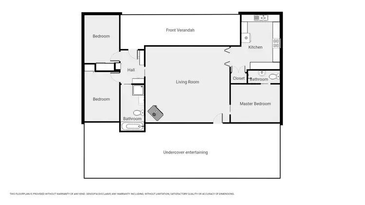 Floorplan of Homely house listing, 452 Sandbar Rd Deep Lead Via, Stawell VIC 3380