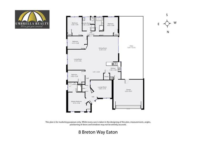 Floorplan of Homely house listing, 8 Breton Way, Eaton WA 6232