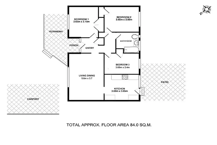 Floorplan of Homely house listing, 48 Sanananda St, Darra QLD 4076