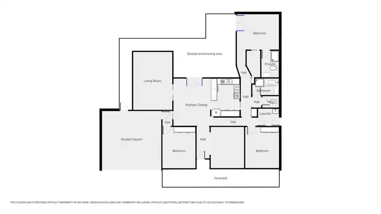 Floorplan of Homely house listing, 33 King St, Stawell VIC 3380