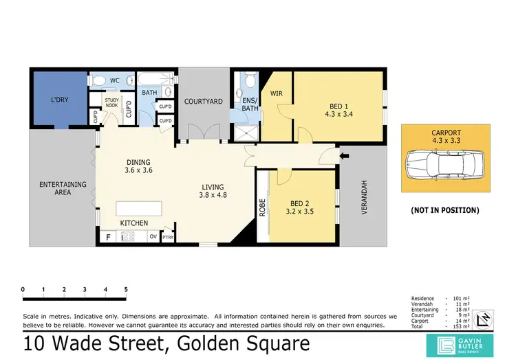 Floorplan of Homely house listing, 10 Wade St, Golden Square VIC 3555