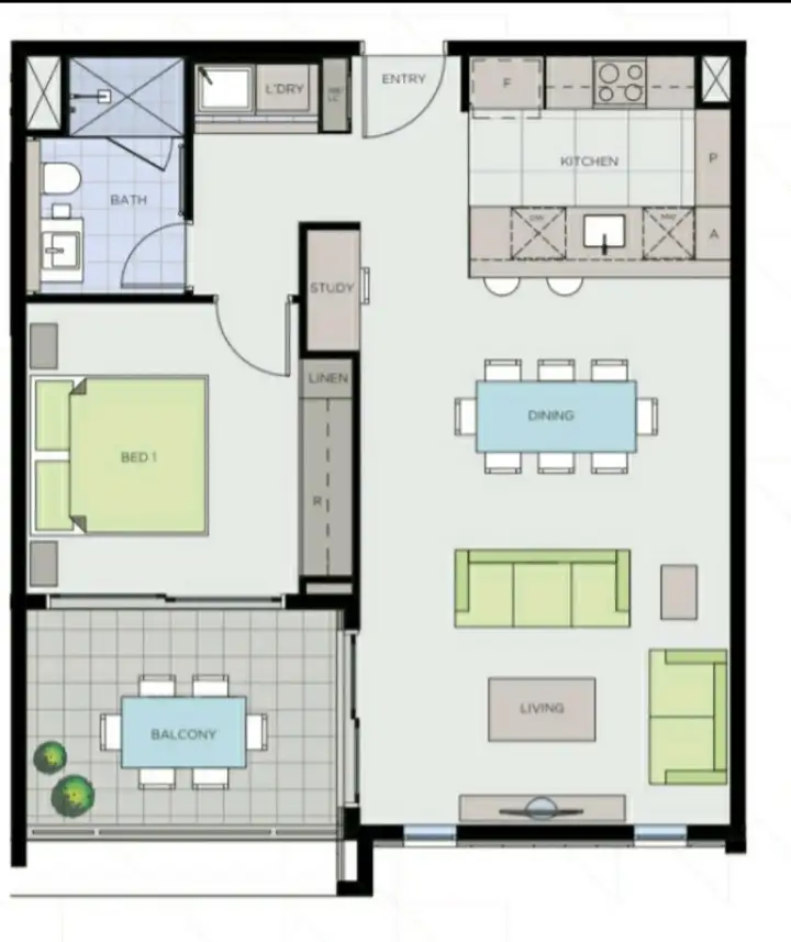 Floorplan of Homely apartment listing, Unit 13/10 Hawksburn Rd, Rivervale WA 6103