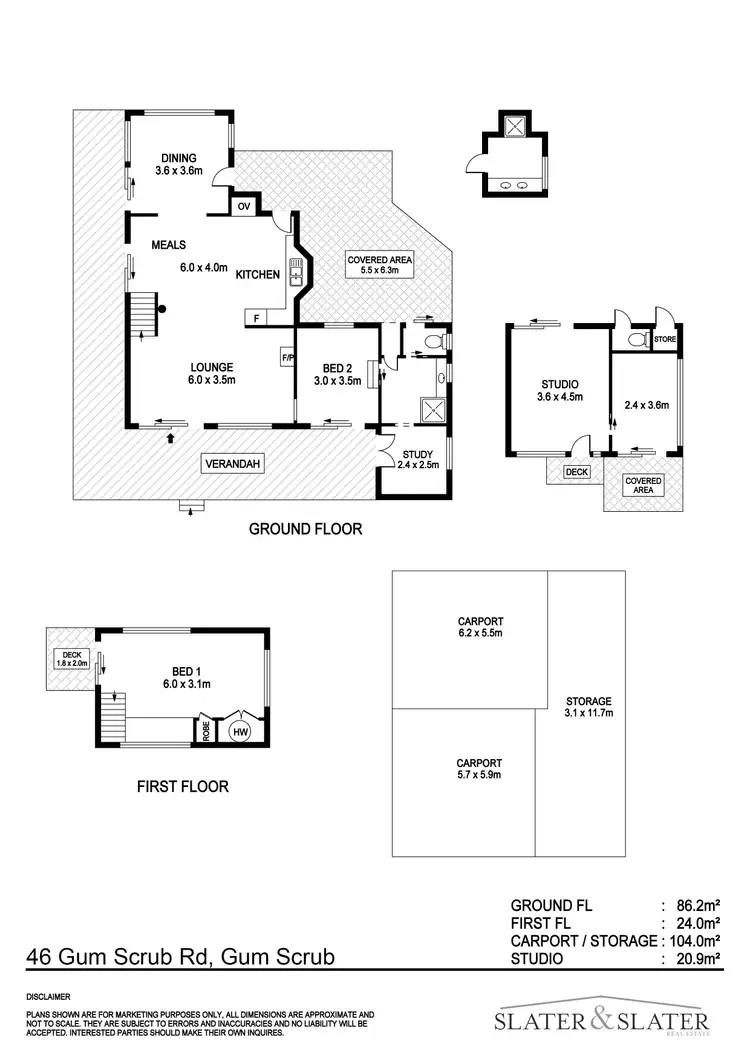 Floorplan of Homely rural property listing, 46 Gum Scrub Rd, Gum Scrub Via, Telegraph Point NSW 2441