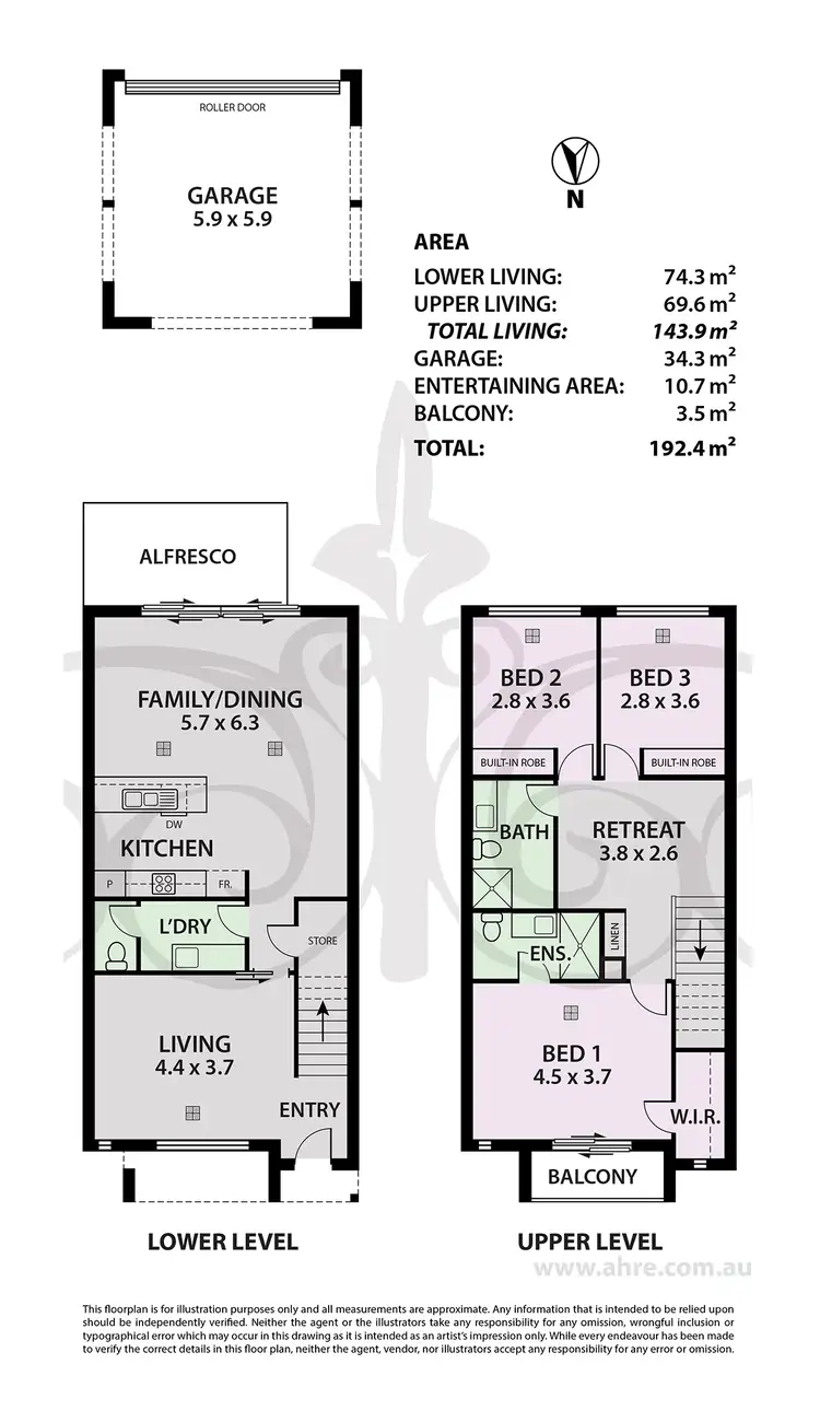 Floorplan of Homely townhouse listing, 4 Grasmere Ave, Mount Barker SA 5251