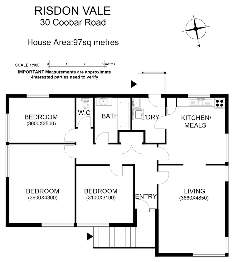 Floorplan of Homely house listing, 30 Coobar Rd, Risdon Vale TAS 7016