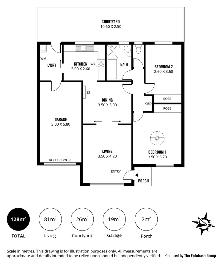 Floorplan of Homely unit listing, Unit 2/8 Randolph Ave, Parkside SA 5063