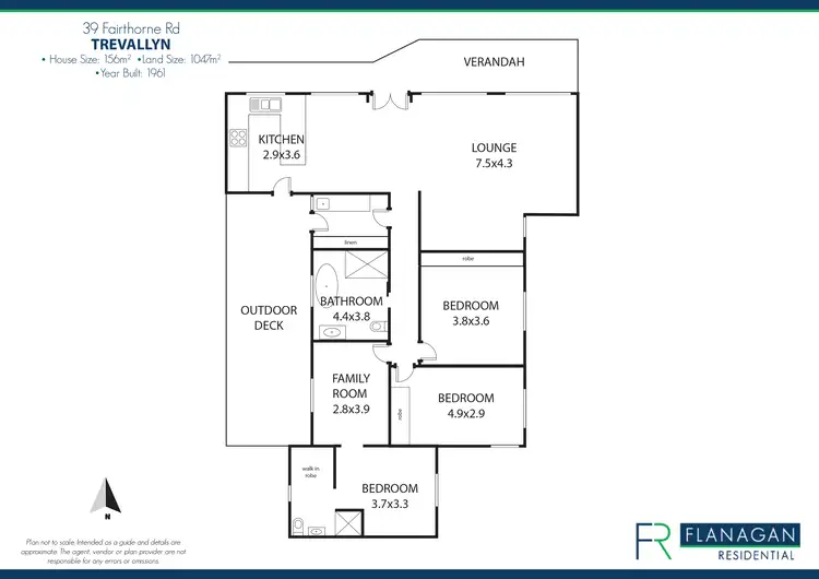 Floorplan of Homely house listing, 39 Fairthorne Rd, Trevallyn TAS 7250