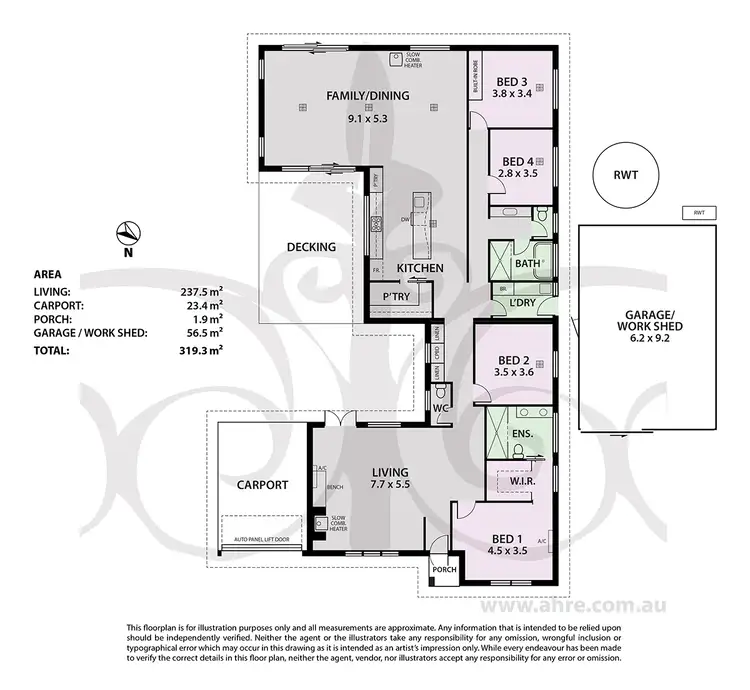 Floorplan of Homely house listing, 11 Maurice Rd, Mount Barker SA 5251