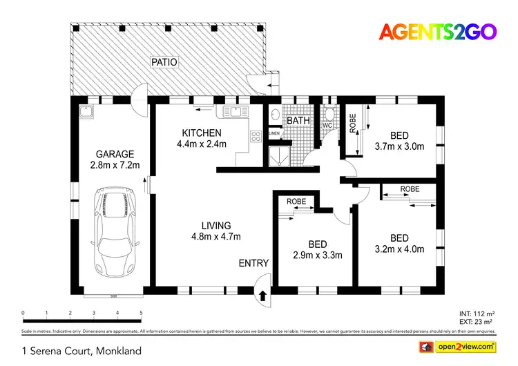 Floorplan of Homely house listing, 1 Serena Ct, Monkland QLD 4570