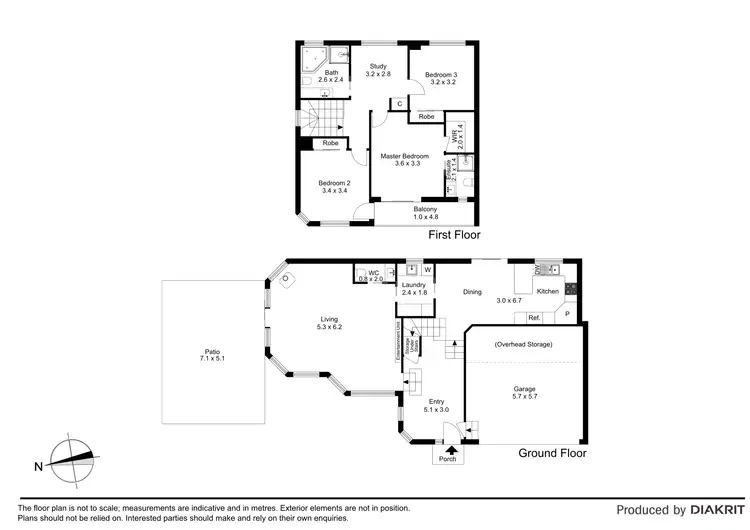 Floorplan of Homely townhouse listing, 5/9C Weyburn Place, Avondale Heights VIC 3034