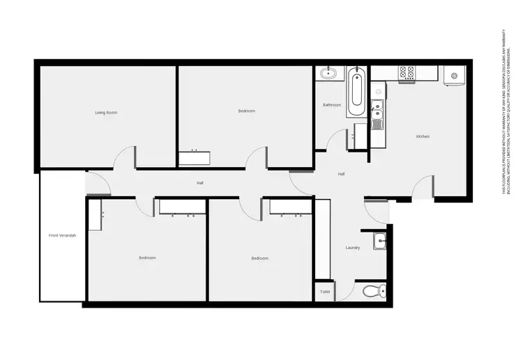 Floorplan of Homely house listing, 15 Main St, Stawell VIC 3380