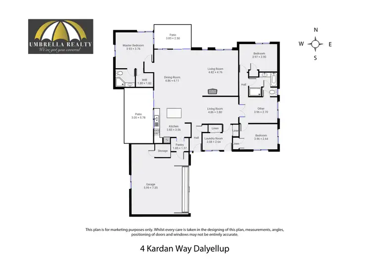 Floorplan of Homely house listing, 4 Kardan Way, Dalyellup WA 6230