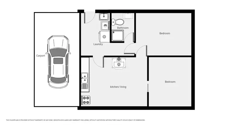 Floorplan of Homely house listing, 35 King St, Landsborough VIC 3384
