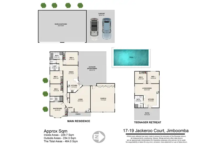Floorplan of Homely rural property listing, 17-19 Jackeroo Ct, Flagstone QLD 4280