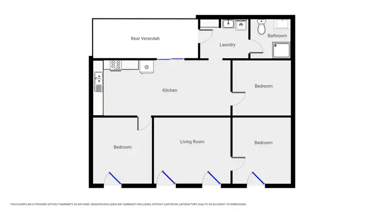 Floorplan of Homely house listing, 1 Childe St, Stawell VIC 3380