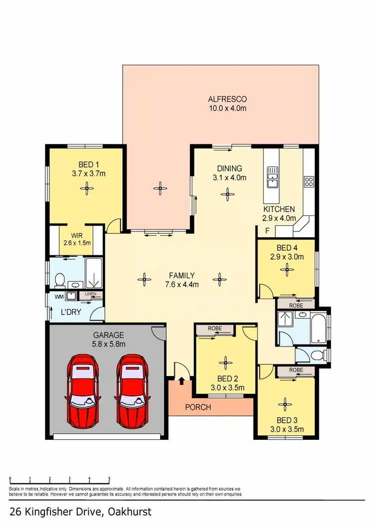 Floorplan of Homely house listing, 26 Kingfisher Dr, Oakhurst QLD 4650