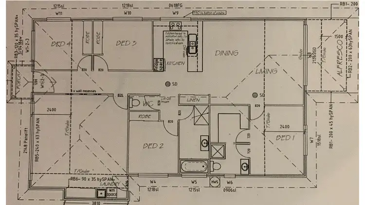 Floorplan of Homely house listing, 63A Sorensen Rd, Southside QLD 4570