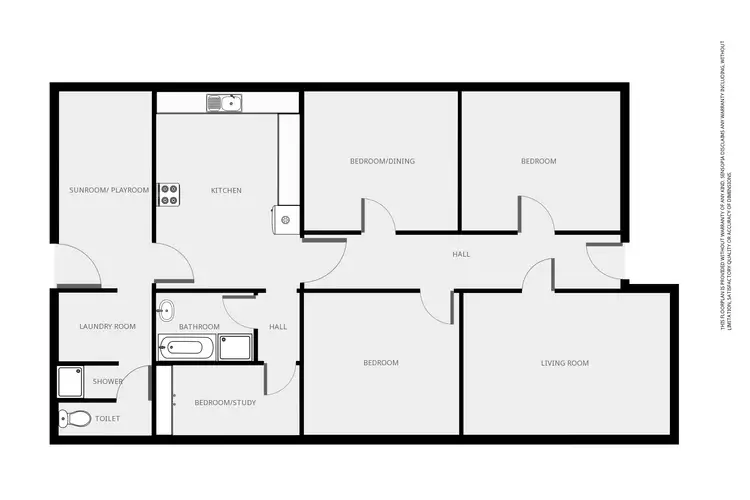 Floorplan of Homely house listing, 27 Houston St, Stawell VIC 3380