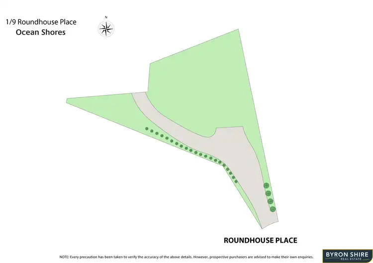 Floorplan of Homely land listing, LOT 1, 9 Roundhouse Pl, Ocean Shores NSW 2483