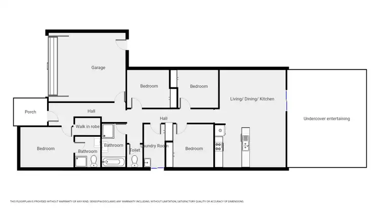 Floorplan of Homely house listing, 35 King St, Stawell VIC 3380