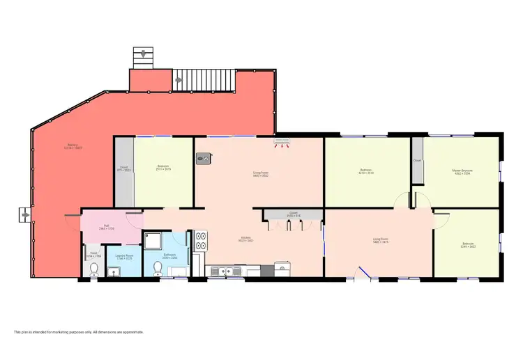 Floorplan of Homely rural property listing, 550 Nethercote Rd, Nethercote NSW 2549